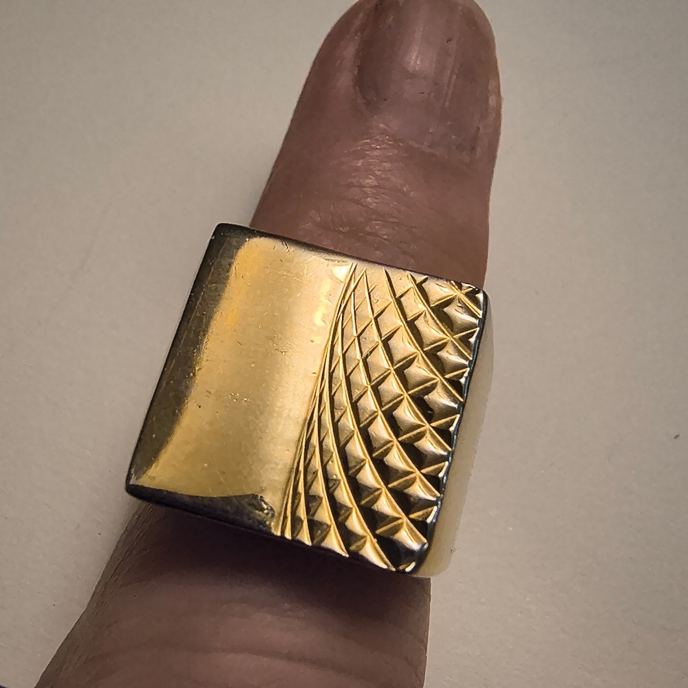 Gold Tone Ring